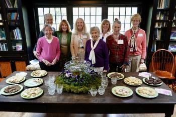Members of the Herb Associates on Roy Boutard Day, May 5, which featured the club's signature “Mai Bowle,” an herbal punch.