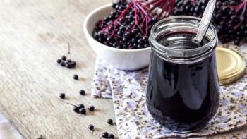 Elderberry in jar