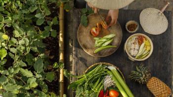 Veggies on a cutting board