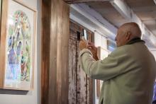 The exhibition "Flock" in the Leonhardt Galleries.